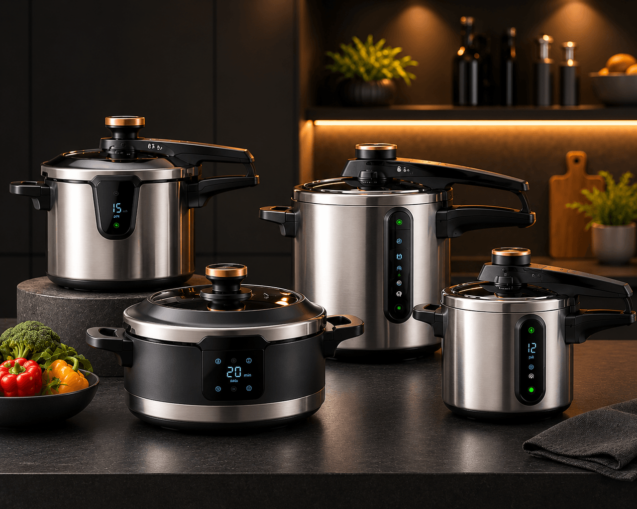 Stainless Steel Pressure Cookers