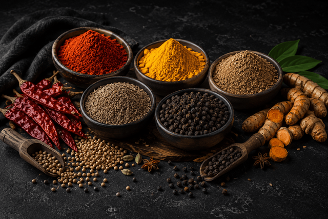 Whole & Ground Spices exported from India to Ecuador